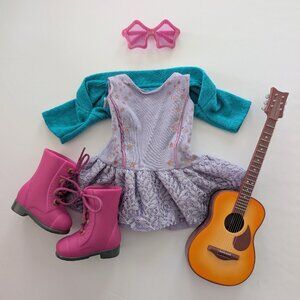 Our Generation Melodies and Memories Outfit Set with Guitar